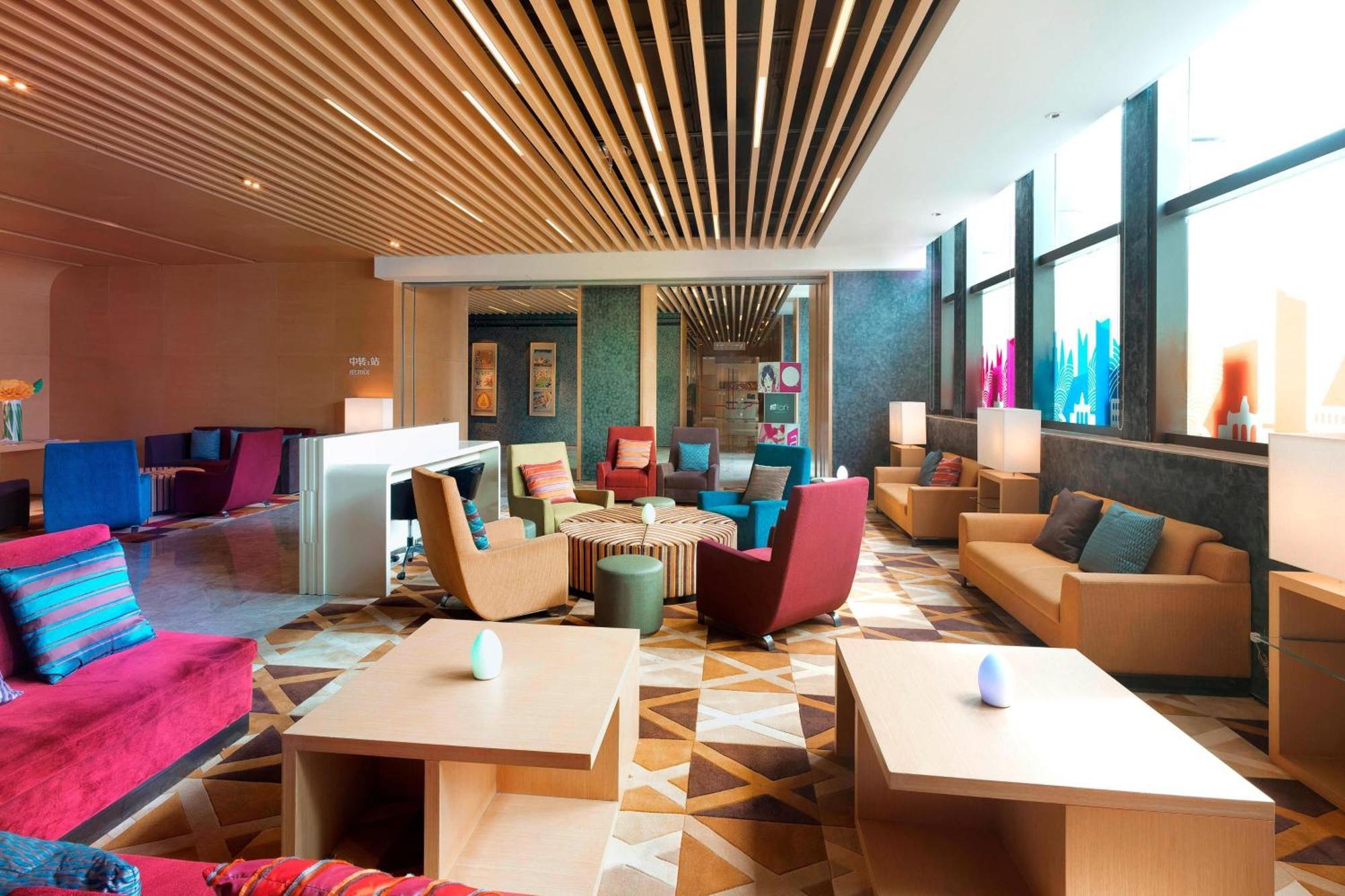 Aloft Dalian Hotell Eksteriør bilde